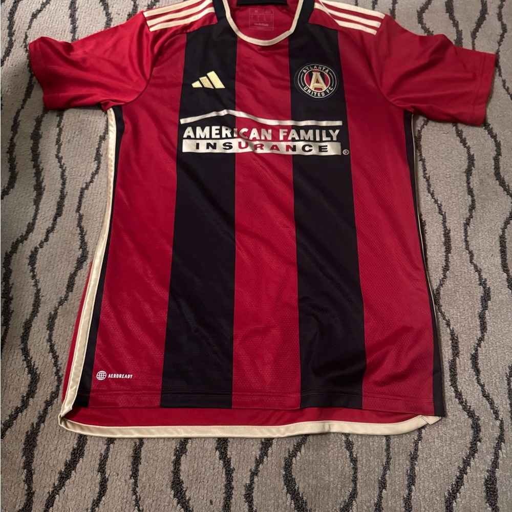 Adidas Atlanta United Men’s Red and Black Soccer Jersey